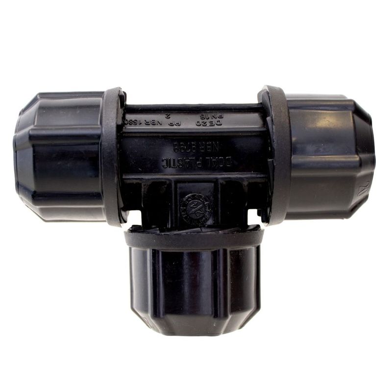 Te de Compressão DN20 Doal Plastic