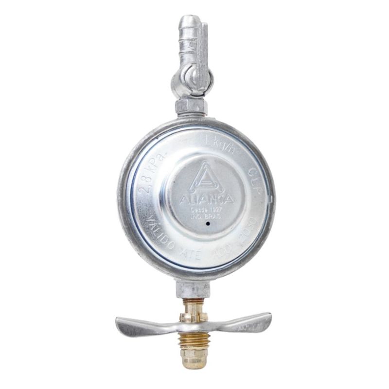 Regulador Gás Doméstico 1kg/h 504/01 3/8" BM Aliança