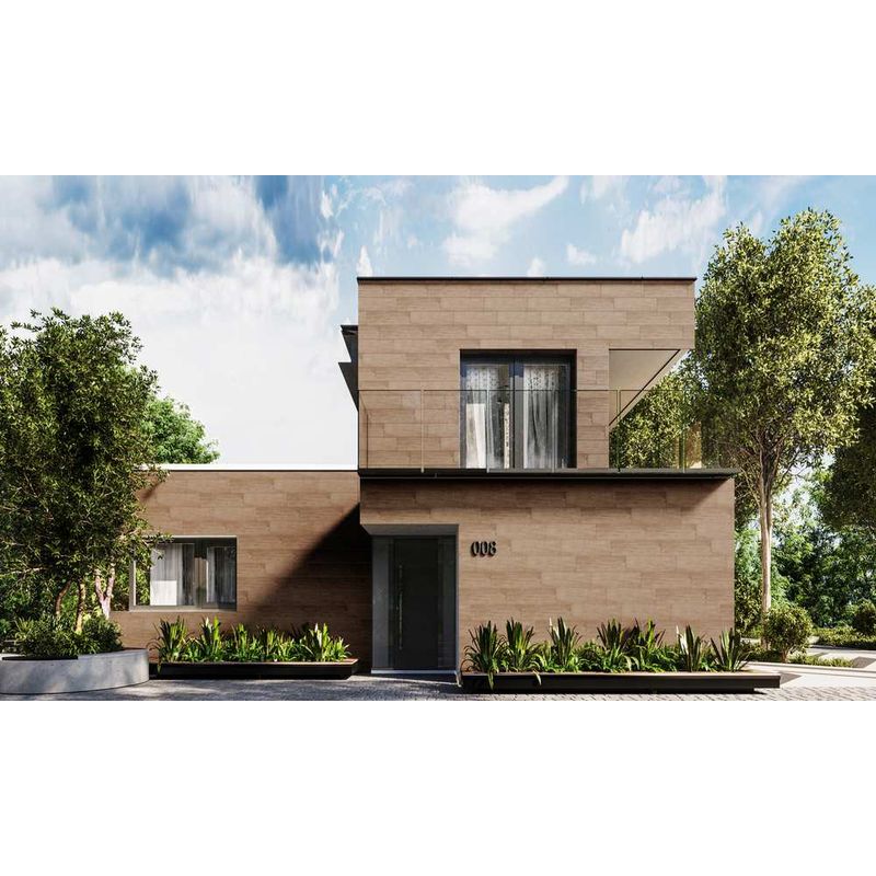 Piso Aquila Carvalho Retificado Acetinado Marrom 22x90cm 2,39m2