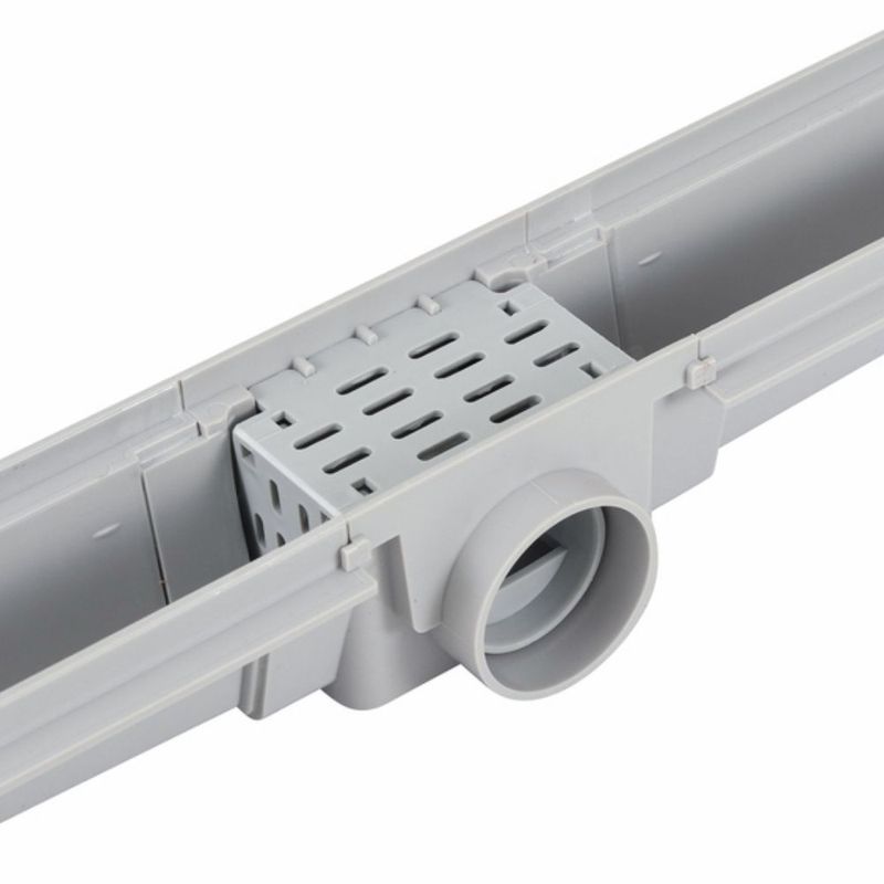 Ralo Linear Invisível Premium Saída Lateral 70x5cm Estrela