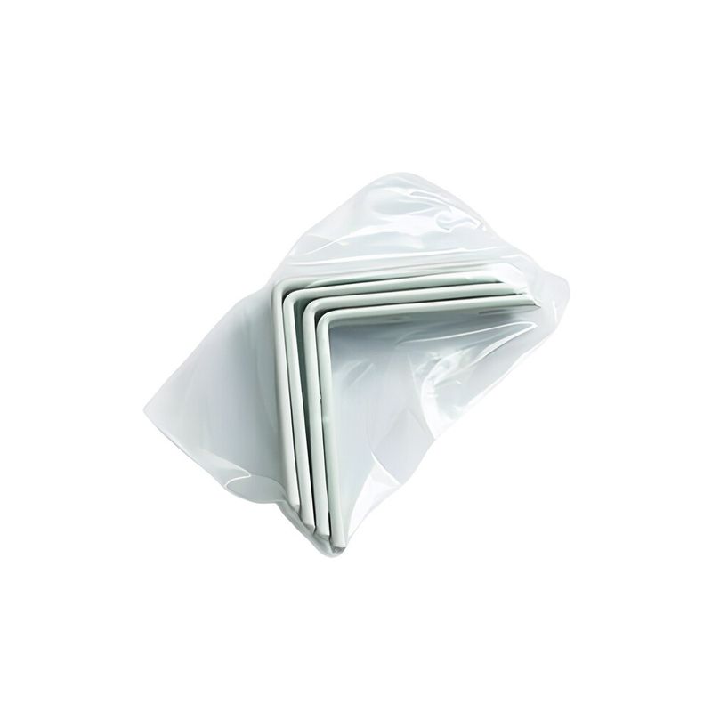 Cantoneira de Fixação Leve 2.1/2"x2.1/2" 63x63mm Branca 04 Peças