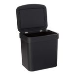 Lixeira Trium 4,7L Preta com Trampa Ou