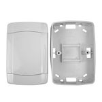 Quadro Distribuição 1/2P para Disjuntor Nema/DIN Sobrepor Tampa Fumê
