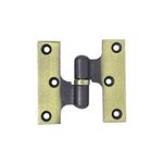 Dobradiça Torpedo Direita 3"X2.1/2" até 10Kg Latonada Oxidada 02 Peças