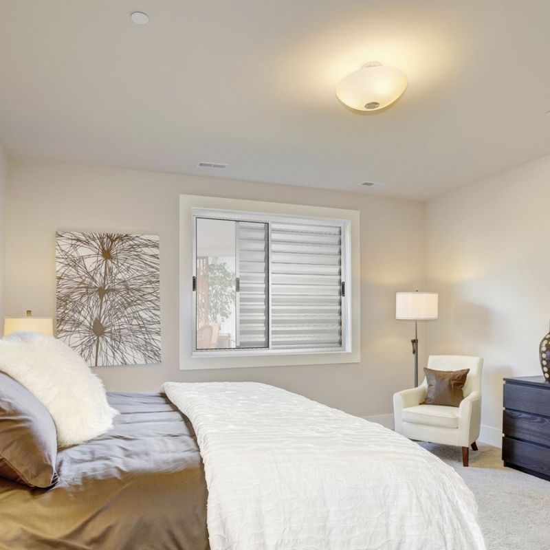 Veneziana 3 Folhas sem Grade Alumínio Brilhante 100x150cm