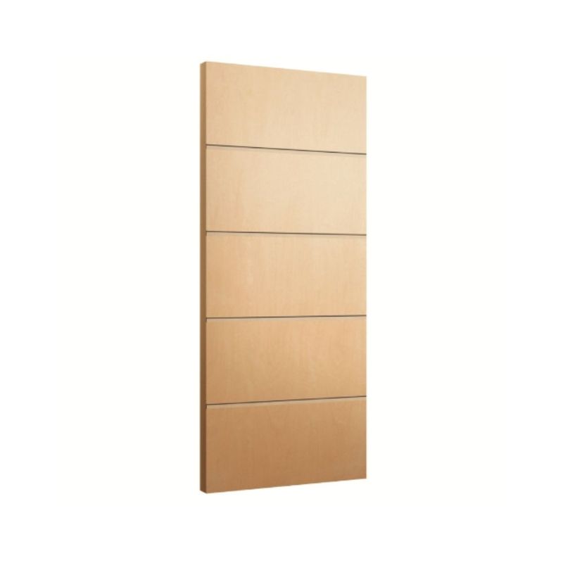 Folha de Porta Frisada Sarrafeada HDF Pinus Angelim FR02 210x70cm