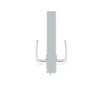 Fechadura Banheiro Pali Reta ESP43 40mm Cromada
