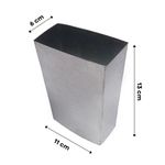 Bocal Retangular Aço Corte 33 Zincado Natural Calhaforte