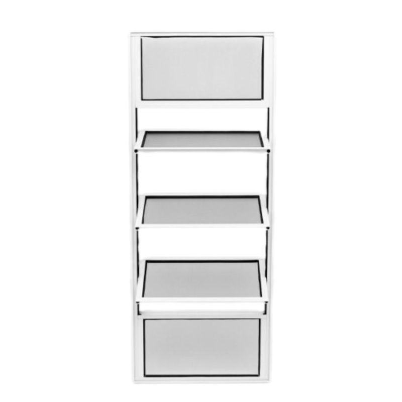 Janela Basculante Vidro Boreal Alumínio Branco 100x40cm