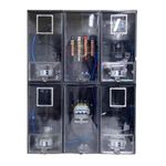 Caixa Lateral para 4 Medidores com Montagem Padrão Bandeirante