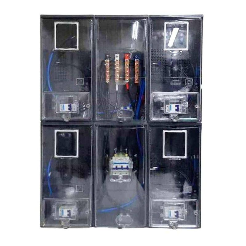 Caixa Lateral para 4 Medidores com Montagem Padrão Bandeirante