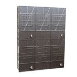 Caixa Lateral para 4 Medidores com Montagem Padrão Bandeirante