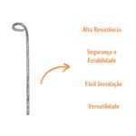 Tirante com Virola para Sustentação Aço Galvanizado 0,50m Barbieri