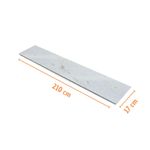 Peitoril Cotto Granito Mármore Branco 210x17cm