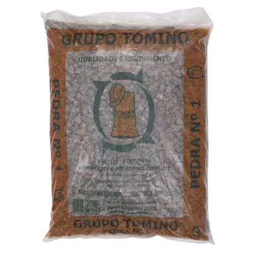 Pedra Pedrisco Britada 01 Lavada 20kg Tomino