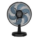Ventilador de Mesa Refresh Mini Preto com 6 Pás 30cm 50w 220V
