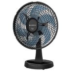 Ventilador de Mesa Refresh Mini Preto com 6 Pás 30cm 50w 220V