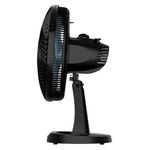 Ventilador de Mesa Refresh Mini Preto com 6 Pás 30cm 50w 220V