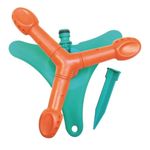 Aspersor de 3 Saídas com Base Engate Rápido 1/2" Tramontina