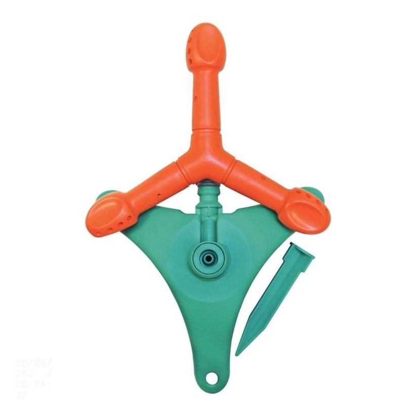 Aspersor de 3 Saídas com Base Engate Rápido 1/2" Tramontina