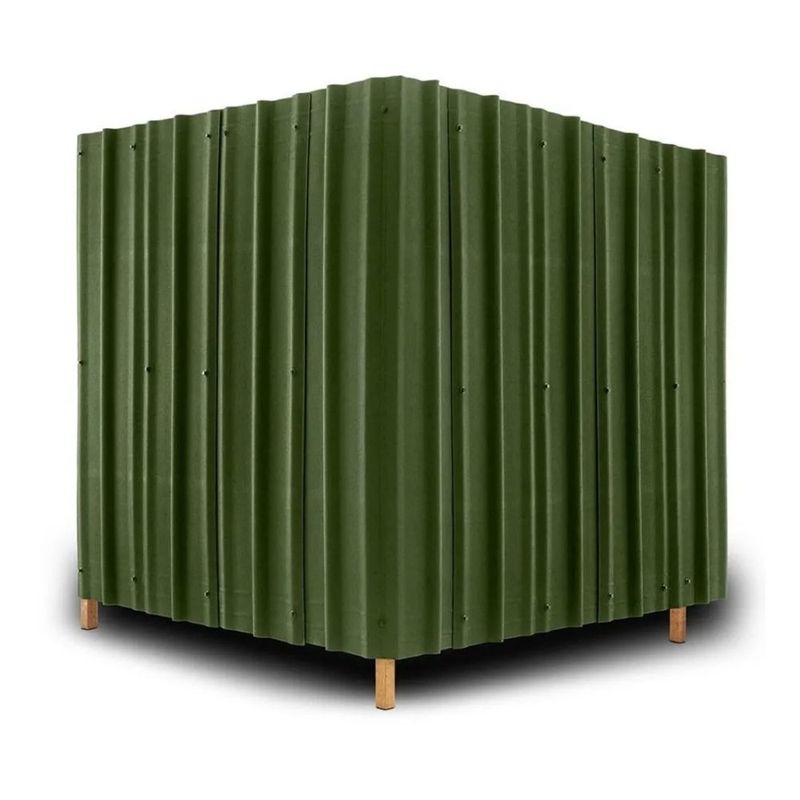 Tapume Ecológico Fibra Vegetal Verde 2x0,97m Onduline