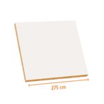 Painel MDF Hidrófugo 2 Faces Branco TX 2750x1850x15mm