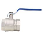 Válvula de Esfera Alavanca Fêmea BSP PN25 1.1/2" Emmeti