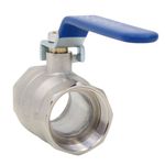 Válvula de Esfera Alavanca Fêmea BSP PN25 1.1/2" Emmeti