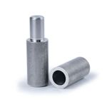 Gonzo Cilíndrico 3/4" Fechado em Aço 02 Peças