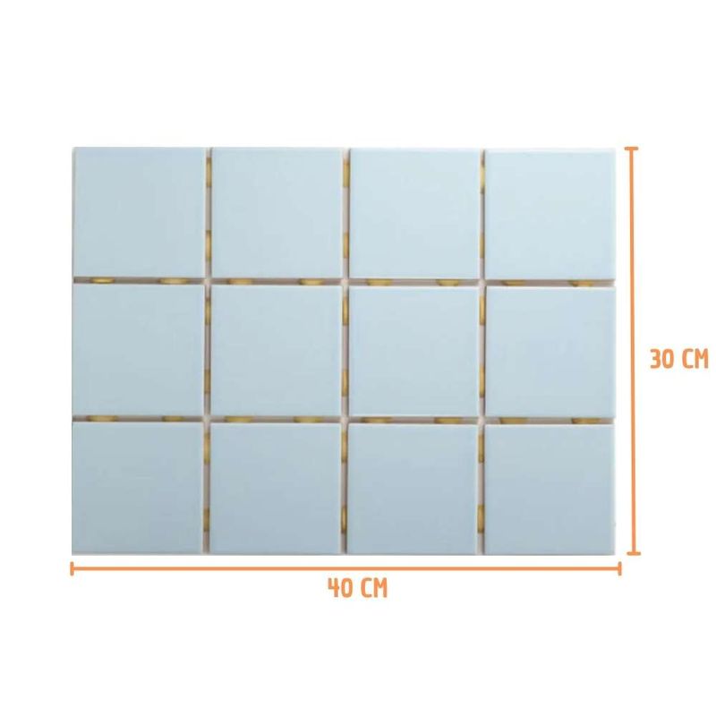 Revestimento Piscina Bold Brilhante Azul 10x10cm 1,95m2