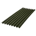 Telha Ondulada Fibra Classica Fit Verde 3mm 2x0,75m Onduline