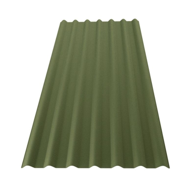 Telha Ondulada Fibra Classica Fit Verde 3mm 2x0,75m Onduline