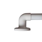 Barra de Apoio Aluminio Branco 30cm