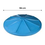 Tampa para Caixa d'Água Polietileno Multiuso Azul 1000L Afort