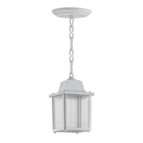 Pendente Vintage Colonial em Termoplástico Branco para 1 Lâmpada E27