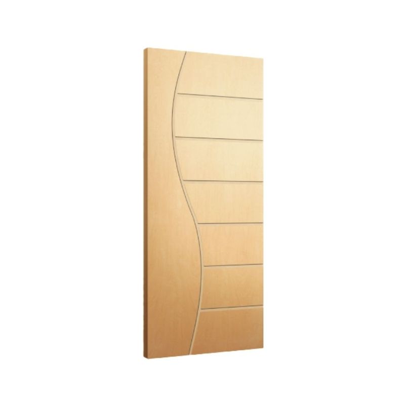 Folha de Porta Frisada Sarrafeada HDF Pinus Angelim FR10 210x70cm
