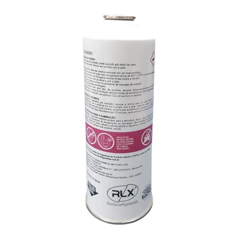 Gás Refrigerante R410A Cilindro 600g com Válvula e sem Manopla