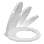 Assento Sanitário Convencional Poliéster Oval Branco