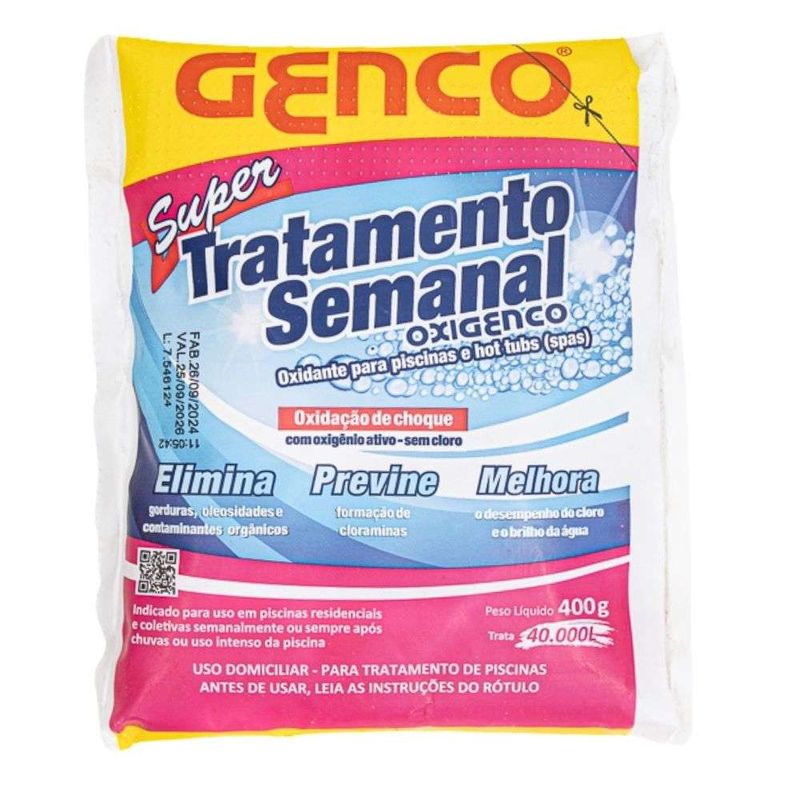 Tratamento Semanal 5x1 400g Piscina Genco