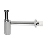 Sifão Copo Rígido para Pia de Cozinha Metal 1.1/2" Fabrimar