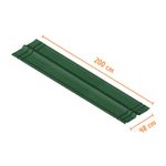 Cumeeira Fibra Vegetal Verde 2x0,48m Onduline