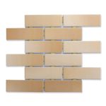 Revestimento Esparta Bold Acetinado Marrom 5x15cm 1,42m2