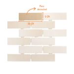 Revestimento Esparta Bold Acetinado Marrom 5x15cm 1,42m2