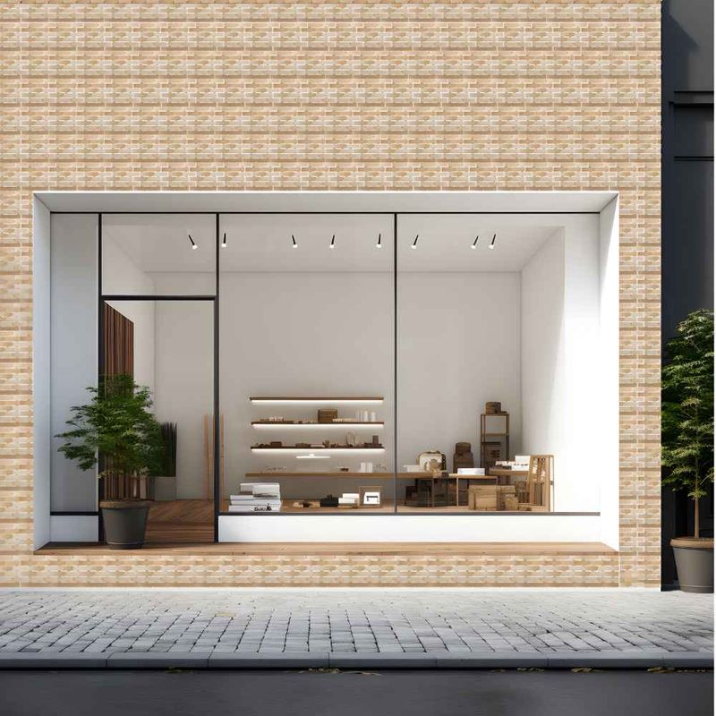 Revestimento Esparta Bold Acetinado Marrom 5x15cm 1,42m2