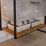 Gabinete para Banheiro Vitta Metalon Cimento 80cm