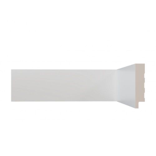 Rodapé Poliestireno Branco Liso Vinil Forte