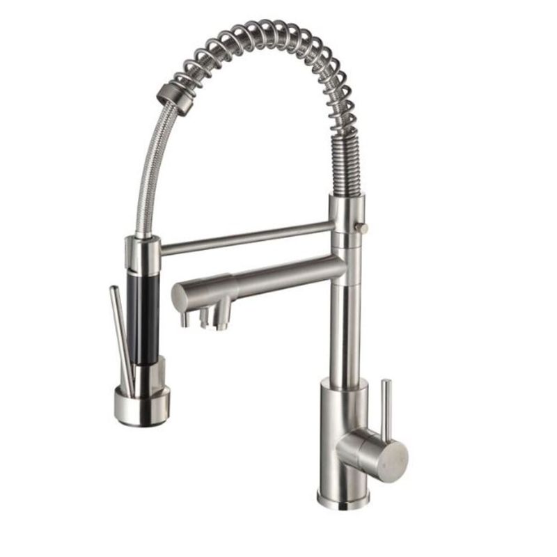 Monocomando para Cozinha Mesa Bica Alta 1/4V Cromado Gourmet Flex 48cm