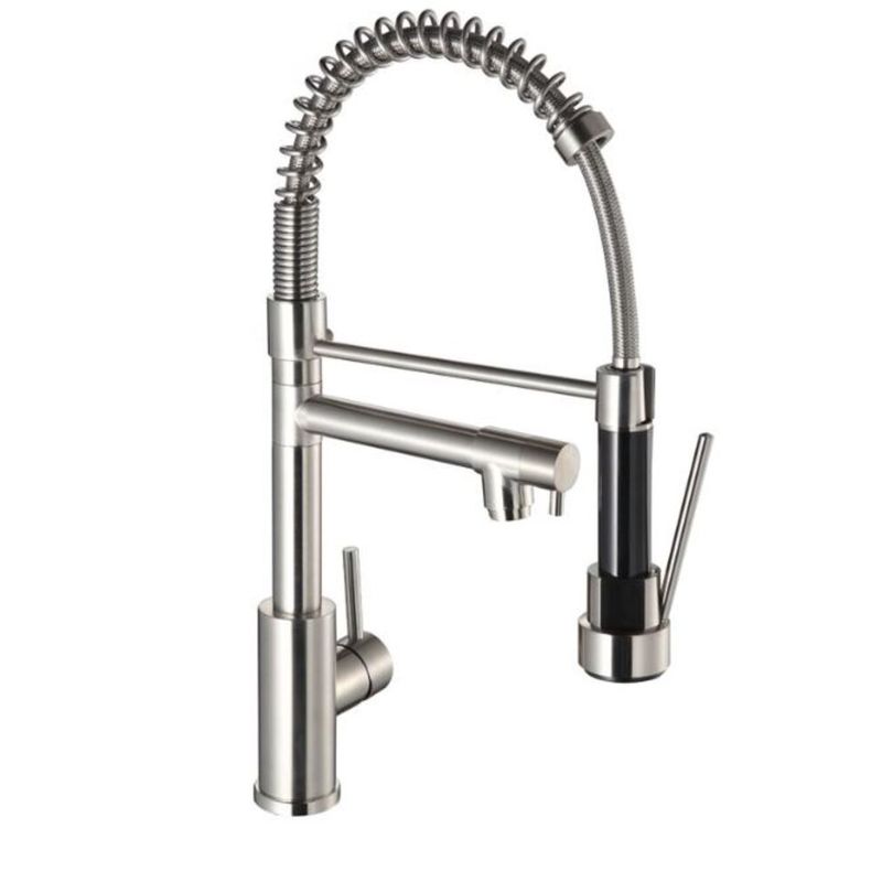 Monocomando para Cozinha Mesa Bica Alta 1/4V Cromado Gourmet Flex 48cm