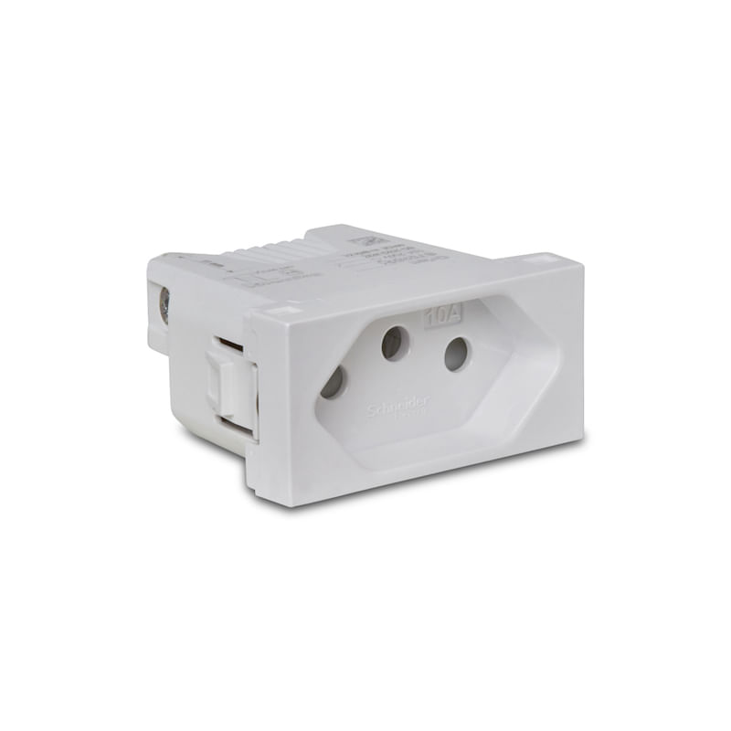 Módulo Tomada 2P+T 10A/250V Branco Orion