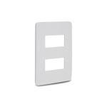Placa 2 Postos 4x2 sem Suporte Branca Orion